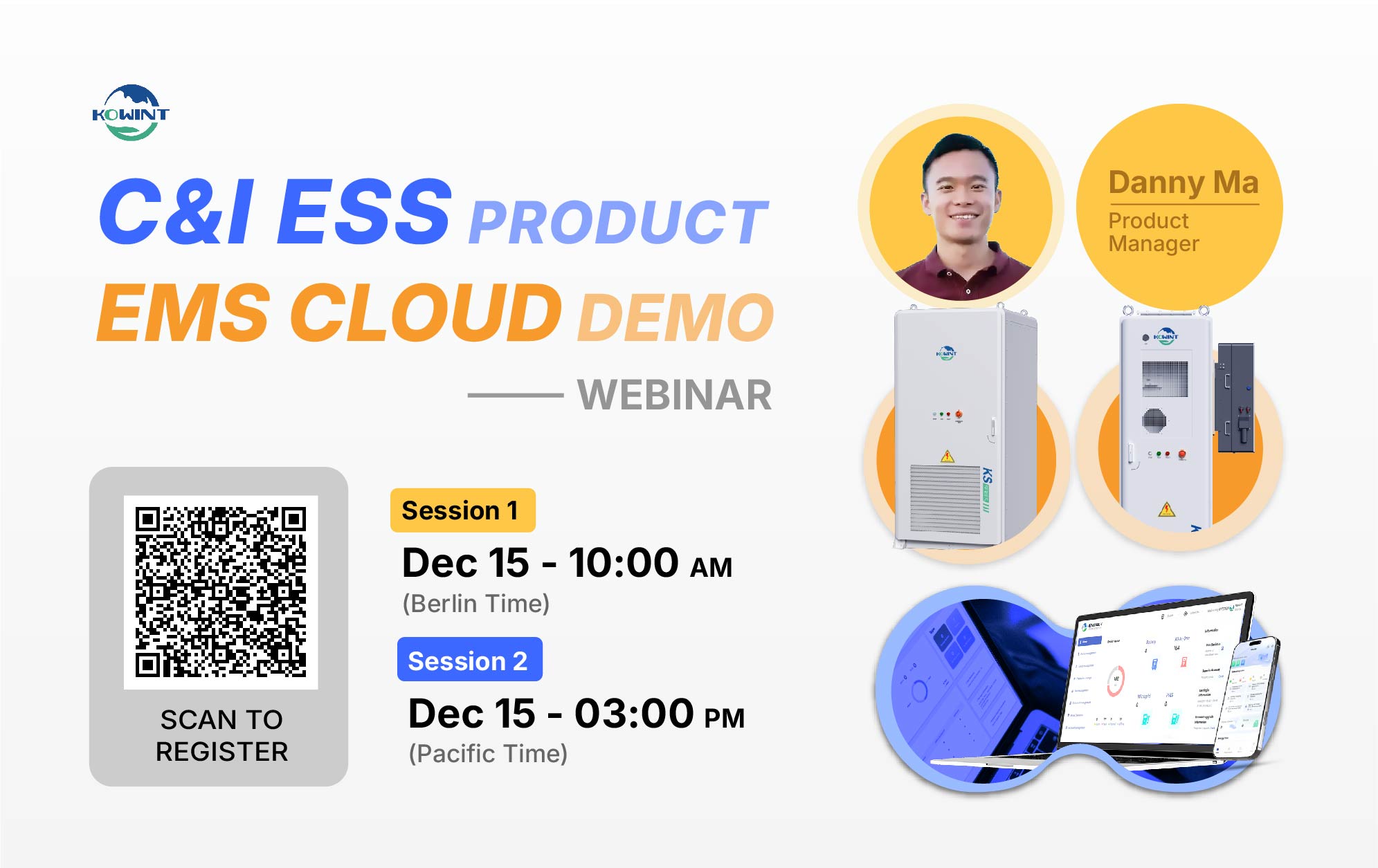 [Webinar] C&I ESS Solutions & Live EMS Cloud Demo | Dec 15