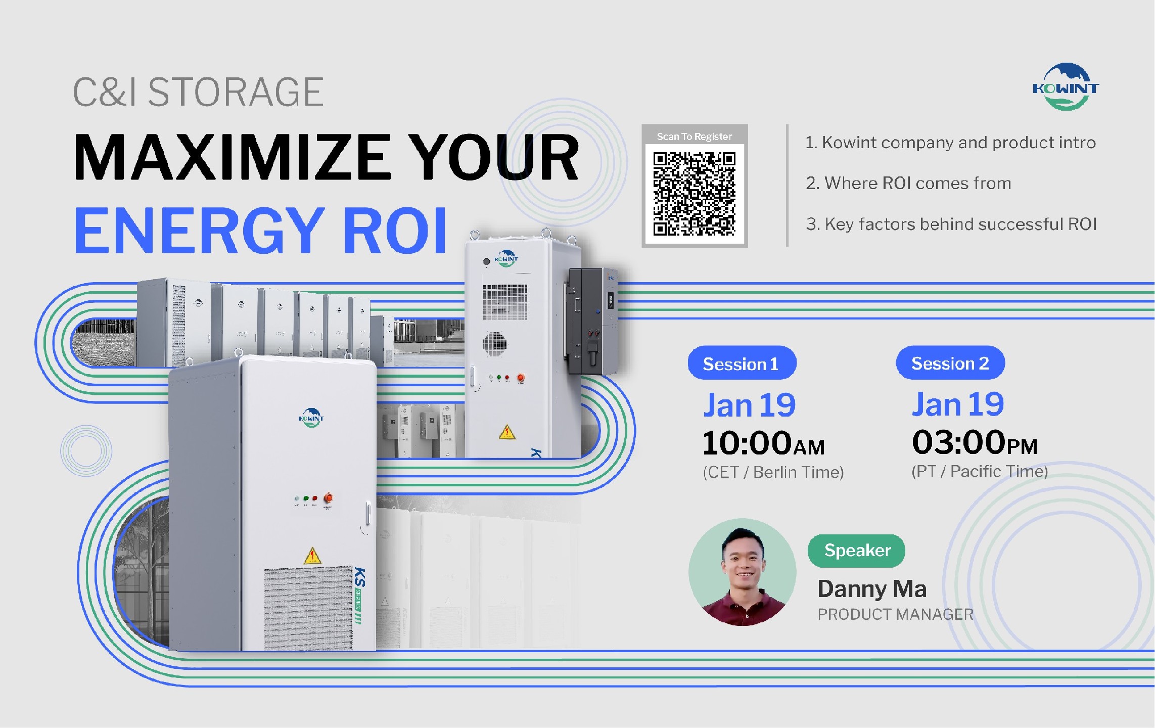 [Webinar] C&I Energy Storage: Maximize Your Energy ROI | Jan 19