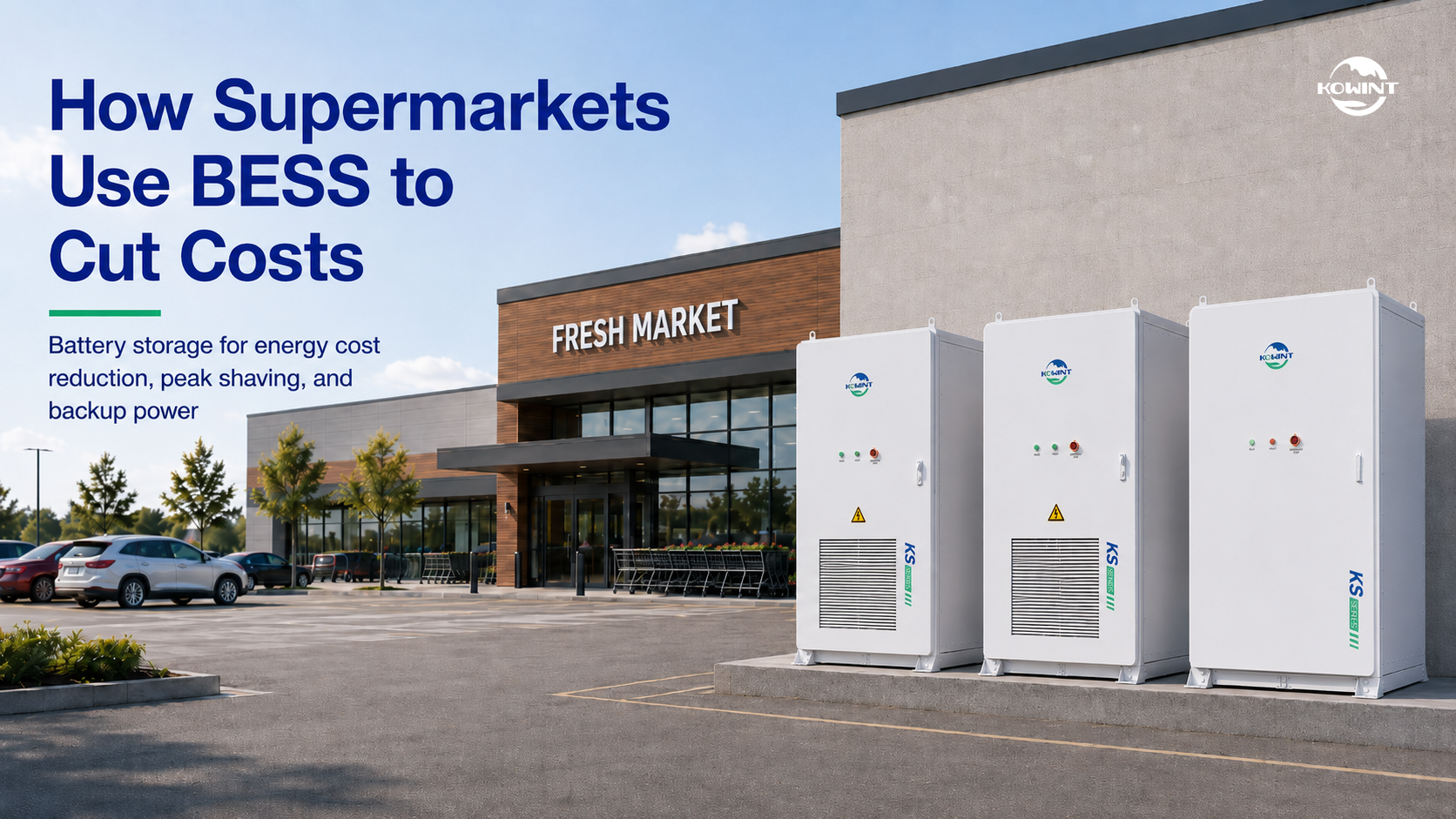 How Supermarkets Use BESS to Cut Costs