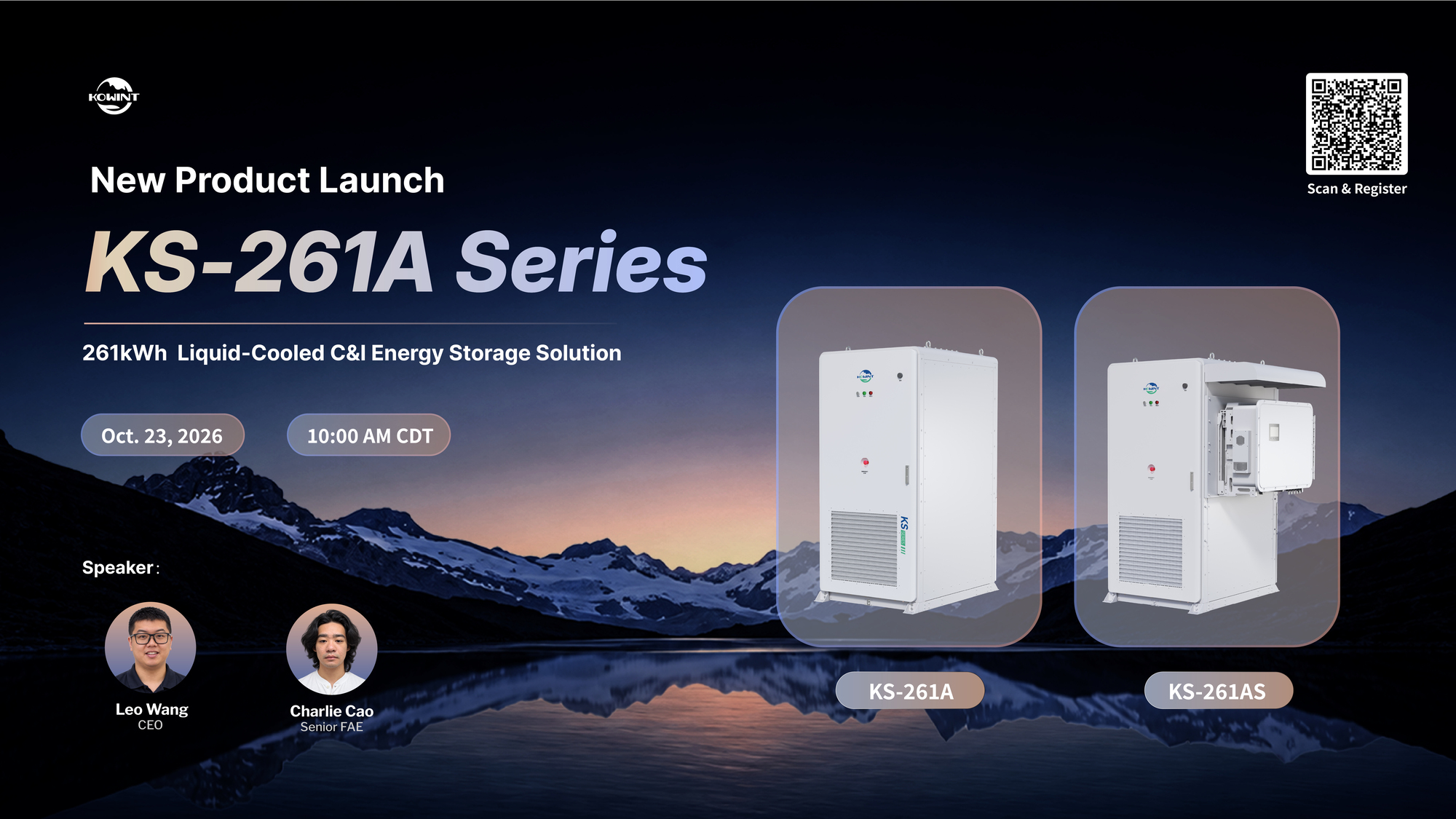 New Product Launch: KS-261 Series 261kWh Liquid-Cooled C&I Energy Storage Solution